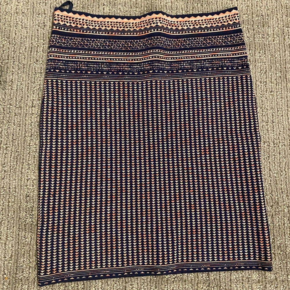 Bcbgmaxazria Stretch Knit Pencil Skirt Sz M